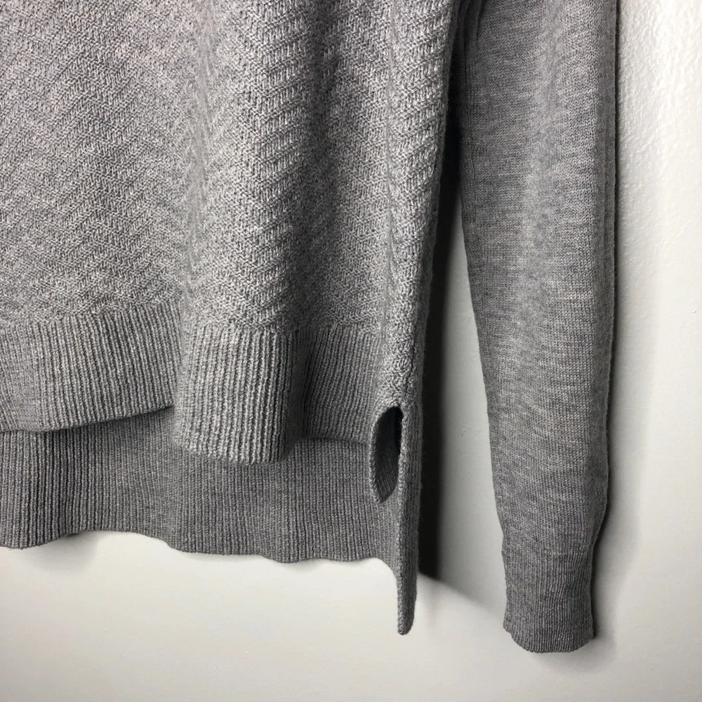 Joie Wool and Cashmere Blend Chesney Sweater in Gray